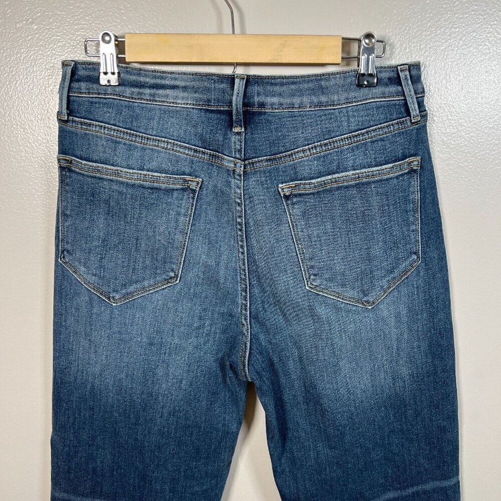 Driftwood Royce Jeans Size 29 High Rise Straight Leg Ankle Medium Wash Blue - Picture 9 of 10